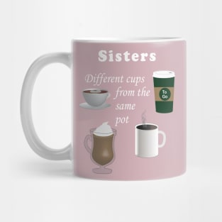 Lispe Sisters 4 Different Cups from the Same Pot Mug